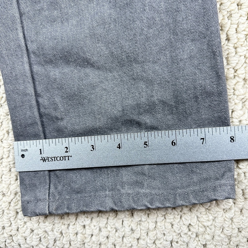 Vtg Calvin Klein Jeans Fits Men 31x35 Gray Straight Leg 80s USA Made Scovill - Picture 10 of 14